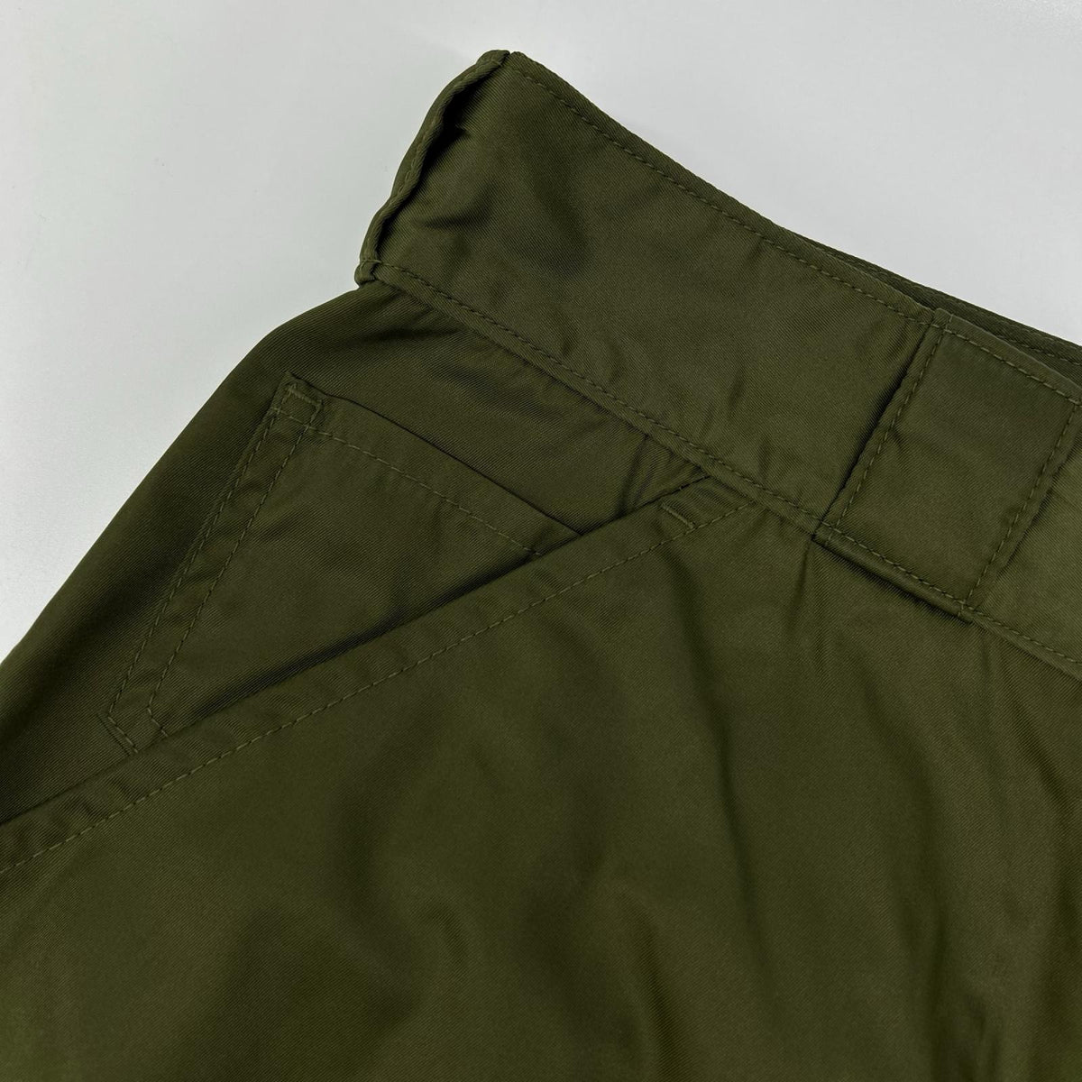 PRADA Re-Nylon Triangle Plate Cargo Pants Khaki Size L