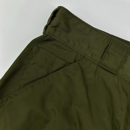 PRADA Re-Nylon Triangle Plate Cargo Pants Khaki Size L