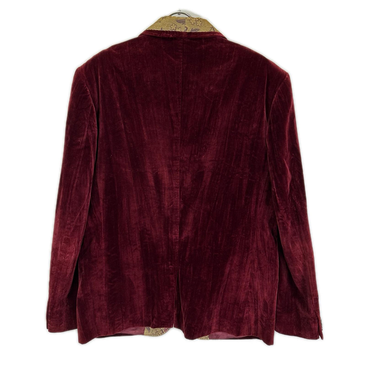 Dolce & Gabbana D&G Burgundy Velour Tuxedo Jacket Size 54