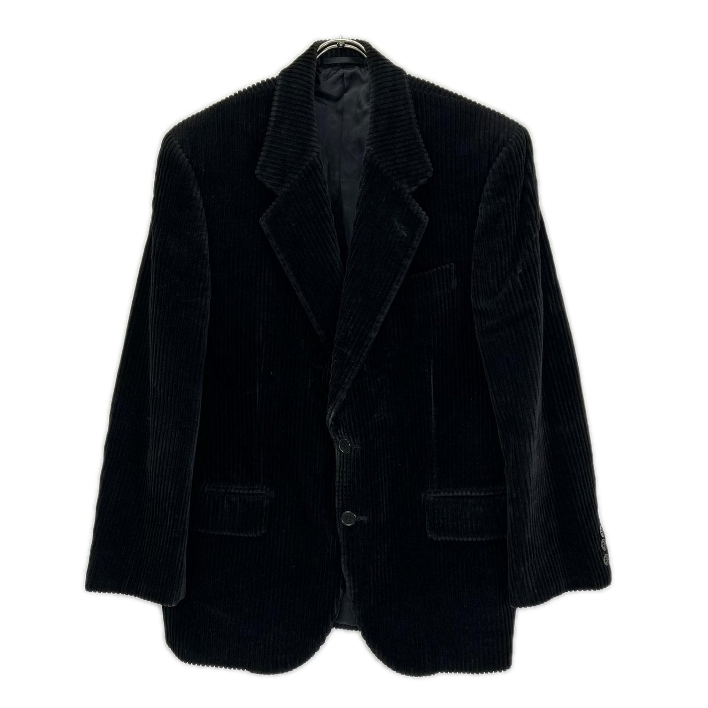 YvesSaintLaurent Black Corduroy Tailored Blazer