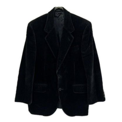YvesSaintLaurent Black Corduroy Tailored Blazer