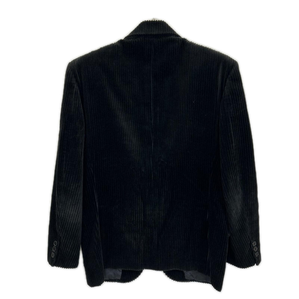 YvesSaintLaurent Black Corduroy Tailored Blazer