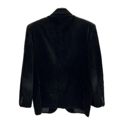 YvesSaintLaurent Black Corduroy Tailored Blazer