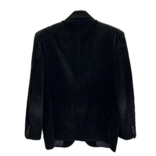 YvesSaintLaurent Black Corduroy Tailored Blazer