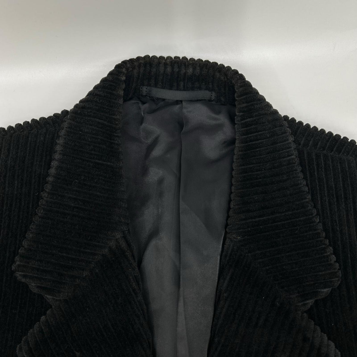 YvesSaintLaurent Black Corduroy Tailored Blazer