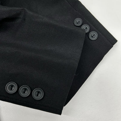Christian Dior MONSIEUR Black Silk Tuxedo Jacket Free Size