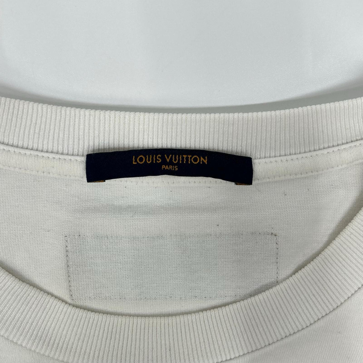 LOUIS VUITTON Signature Print T-Shirt White Size XXL