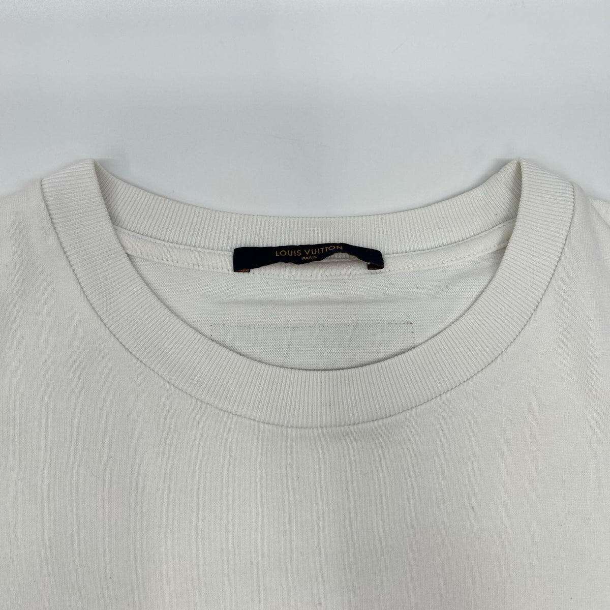 LOUIS VUITTON Signature Print T-Shirt White Size XXL