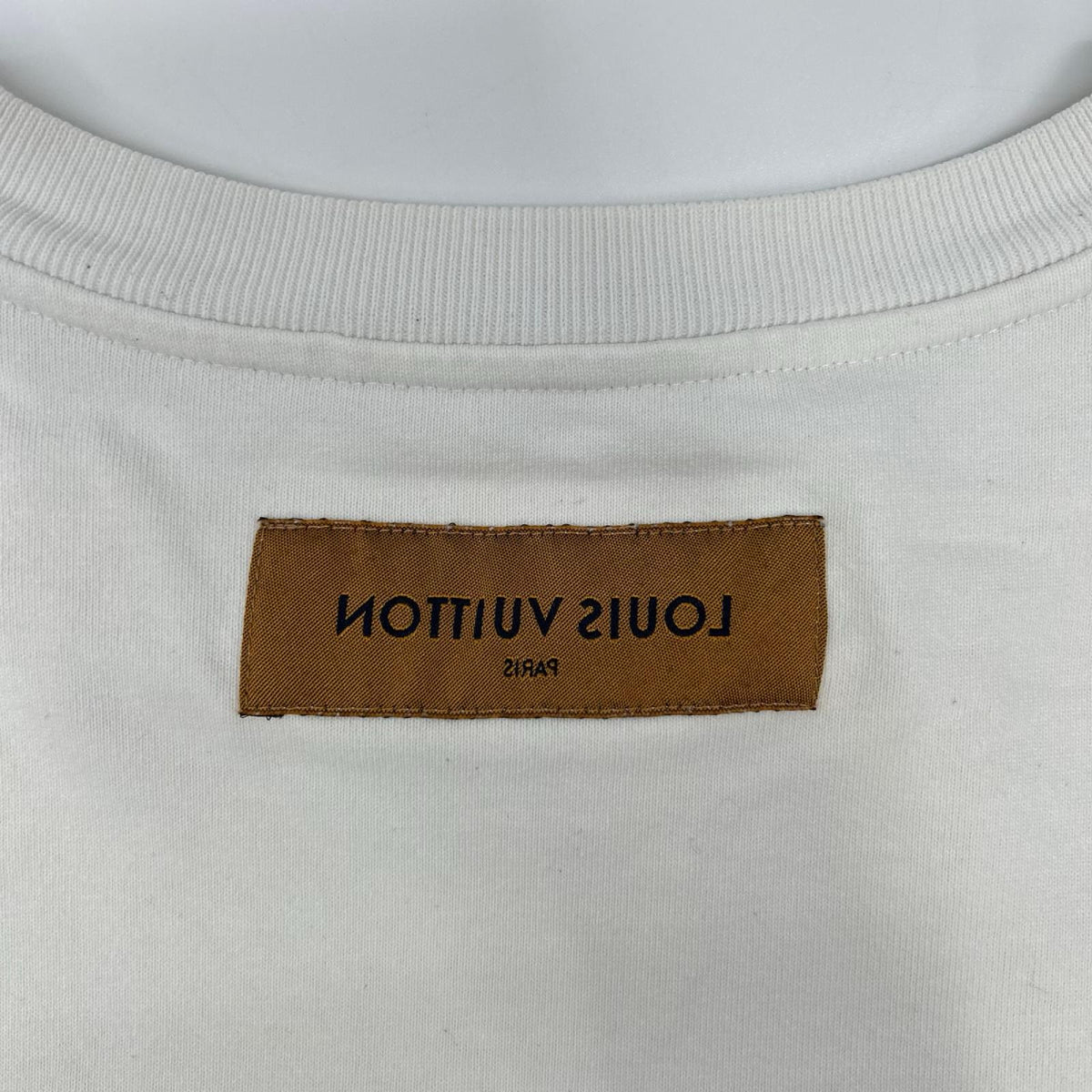LOUIS VUITTON Signature Print T-Shirt White Size XXL
