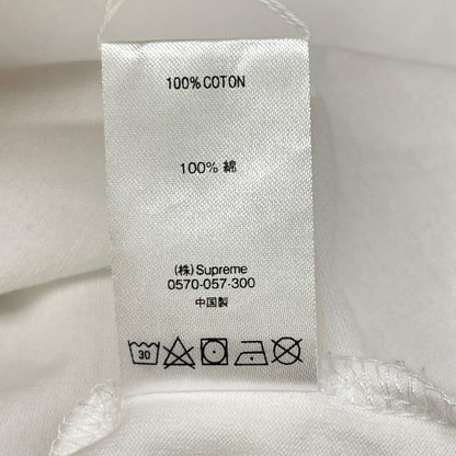 Supreme White Small Box Logo Long Sleeve T-Shirt Size M