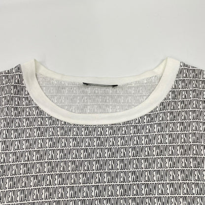 Dior HOMME Kris Van Assche New Wave White T Size XS