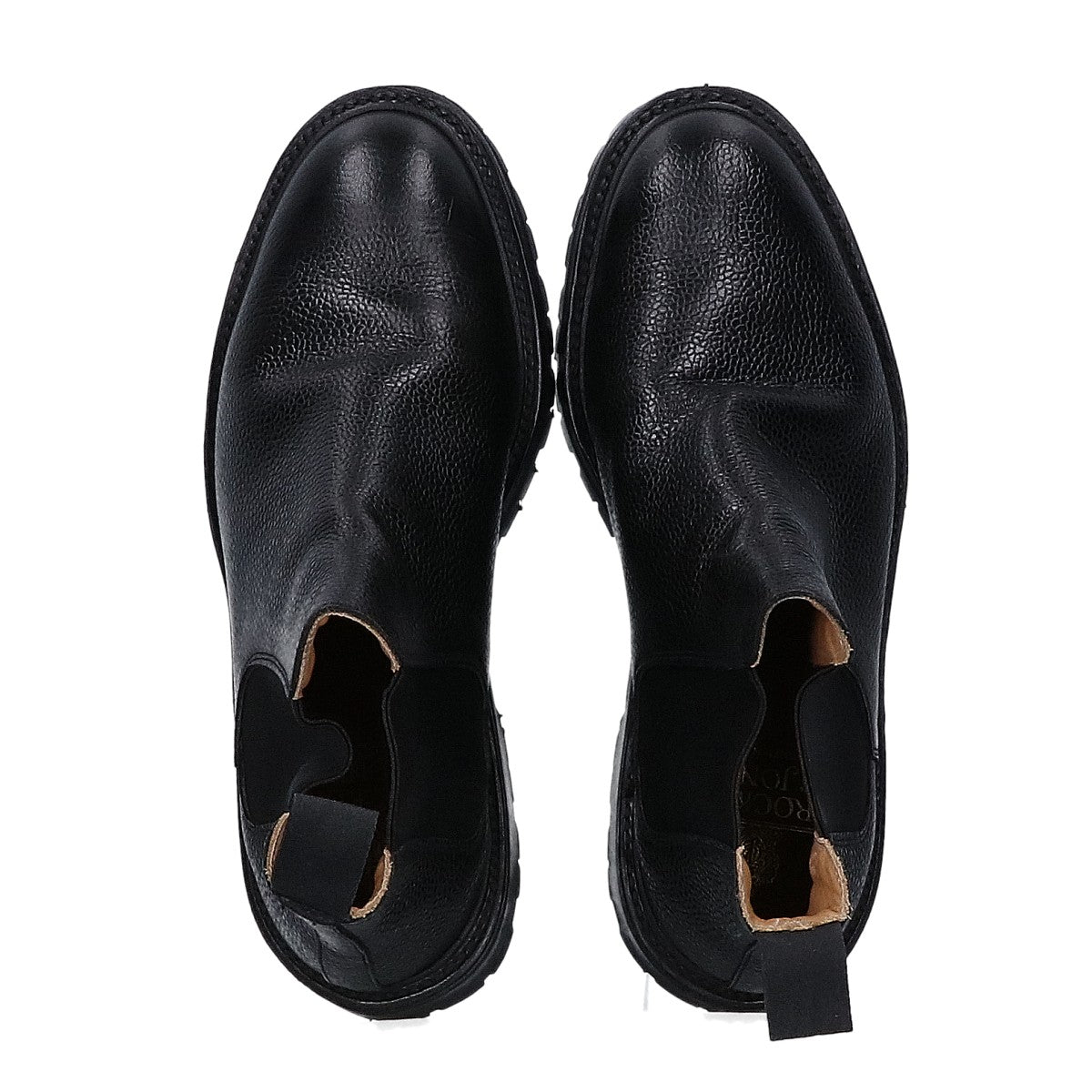 Crockett&Jones Chelsea 11 Grain Leather Boots Black Size 6E