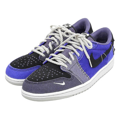 NIKE Zion Air Jordan 1 Low OG Sneakers Purple Size 8.5(US)
