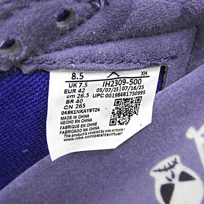 NIKE Zion Air Jordan 1 Low OG Sneakers Purple Size 8.5(US)