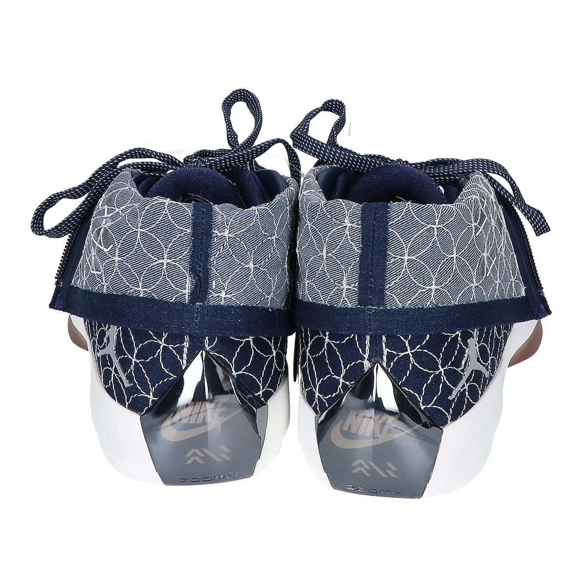 NIKE Rui PF Hitop Sneakers College Navy Fabric Size 27cm