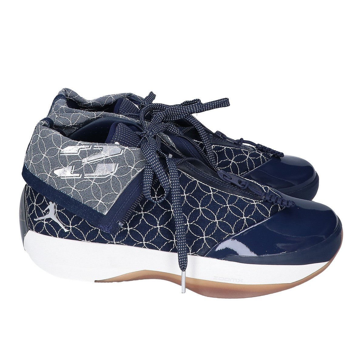 NIKE Rui PF Hitop Sneakers College Navy Fabric Size 27cm