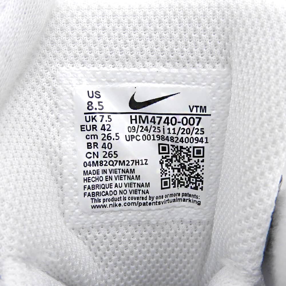 NIKE Big Bubble Air Max 95 OG Sneakers White Size 8.5(US)