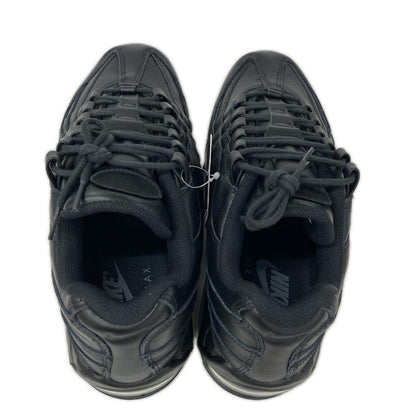 NIKE Air Max 95 Big Bubble Leather Triple Black Sneakers Size 27