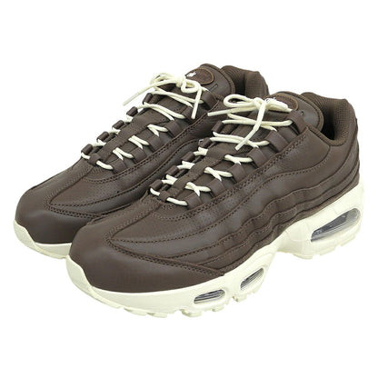 NIKE Big Bubble Air Max 95 Leather Sneakers Brown Size 9(US)
