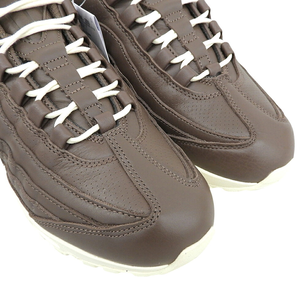 NIKE Big Bubble Air Max 95 Leather Sneakers Brown Size 9(US)