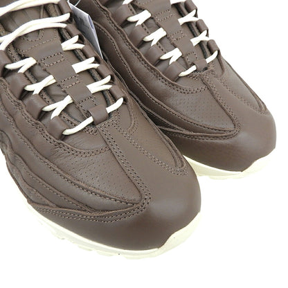 NIKE Big Bubble Air Max 95 Leather Sneakers Brown Size 9(US)