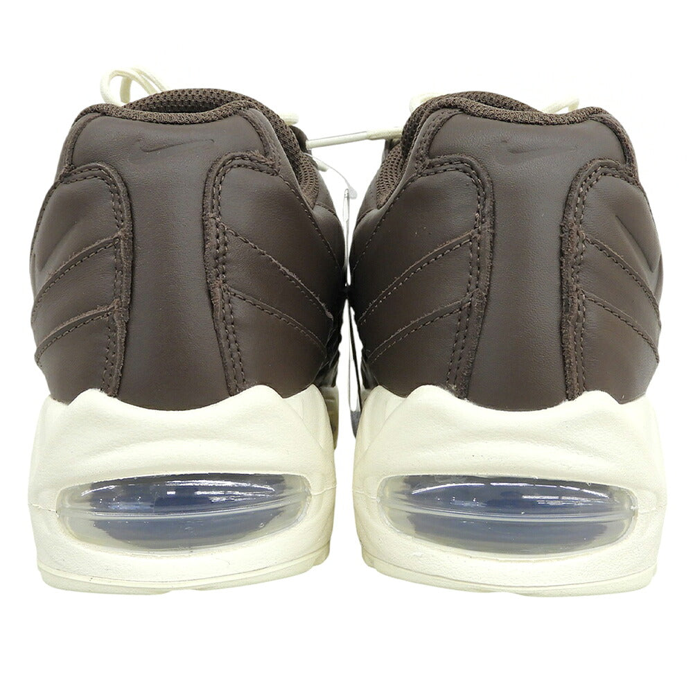 NIKE Big Bubble Air Max 95 Leather Sneakers Brown Size 9(US)