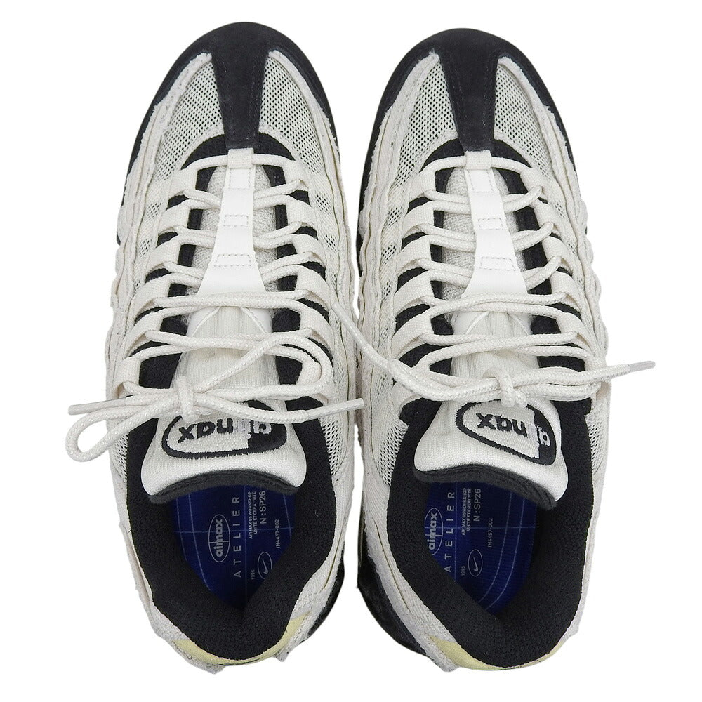 NIKE Big Bubble Air Max 95 Sneakers White Size 8.5(US)