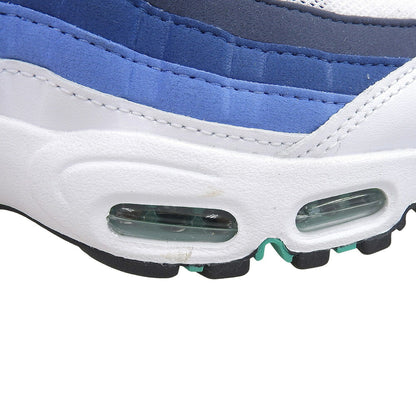 NIKE Blue Leather Big Bubble Air 95 Sneakers Size 8.5(US)