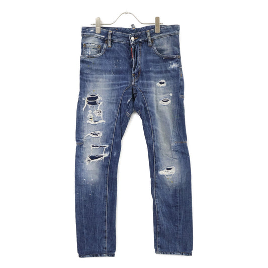 Dsquared2 DSQUARED S74LA0896 Tidy Biker Jeans Indigo Size 44