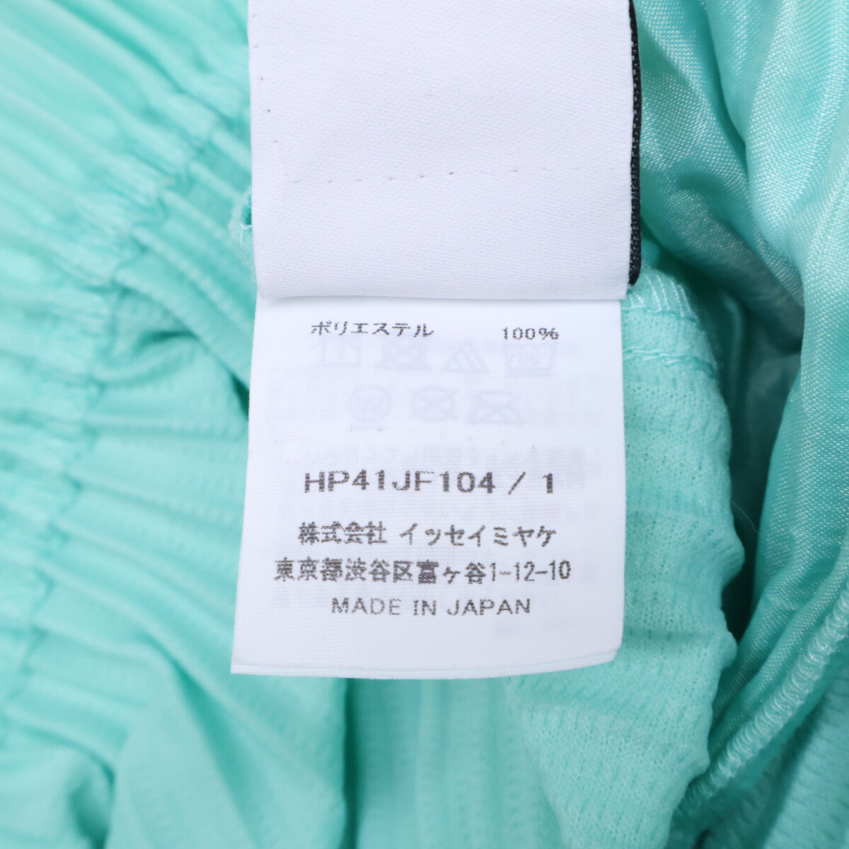 HOMME PLISSE ISSEY MIYAKE Pleated Wide Pants Mint Size 1