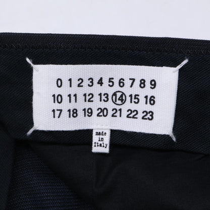 Maison margiela Wool Tuck Slacks Dark Gray Size 50