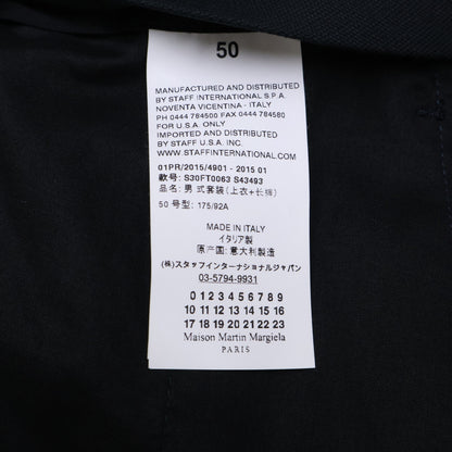 Maison margiela Wool Tuck Slacks Dark Gray Size 50