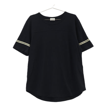 SAINT LAURENT PARIS Damaged Back Print T-Shirt Black Size S