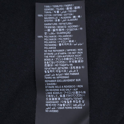 SAINT LAURENT PARIS Damaged Back Print T-Shirt Black Size S