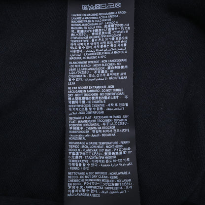 SAINT LAURENT PARIS Damaged Back Print T-Shirt Black Size S
