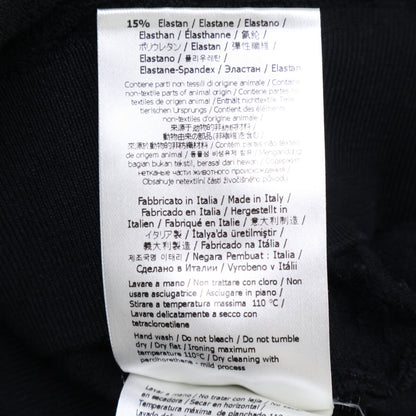 FENDI FZX061 FF Pattern Knit Sweater Black Size 46