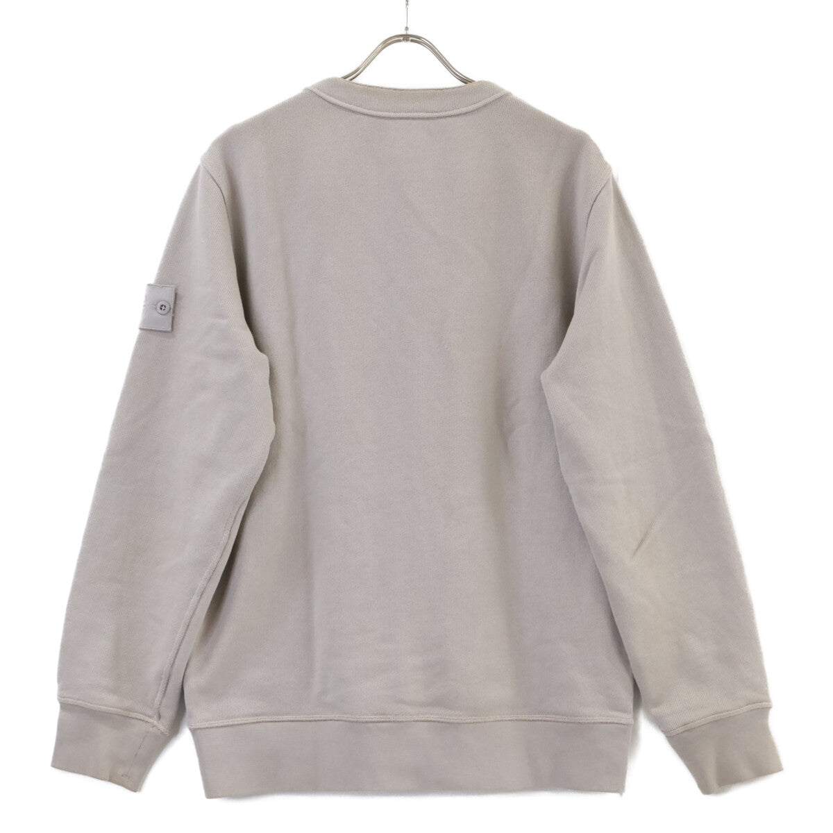 STONE ISLAND Ghost Piece Sweat Cardigan Beige Sweatshirt Size L