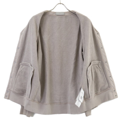 STONE ISLAND Ghost Piece Sweat Cardigan Beige Sweatshirt Size L