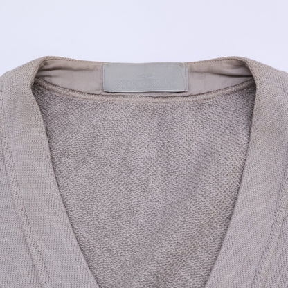 STONE ISLAND Ghost Piece Sweat Cardigan Beige Sweatshirt Size L