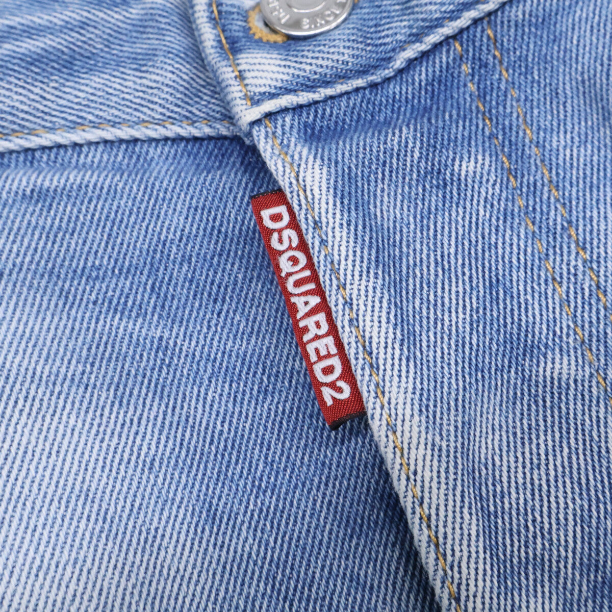 DSQUARED2 S74LB0734 Tidy Biker Indigo Jeans Size 44