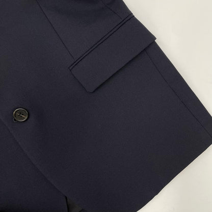 STELLA McCARTNEY Navy 2B Wool Tailored Jacket Size 46