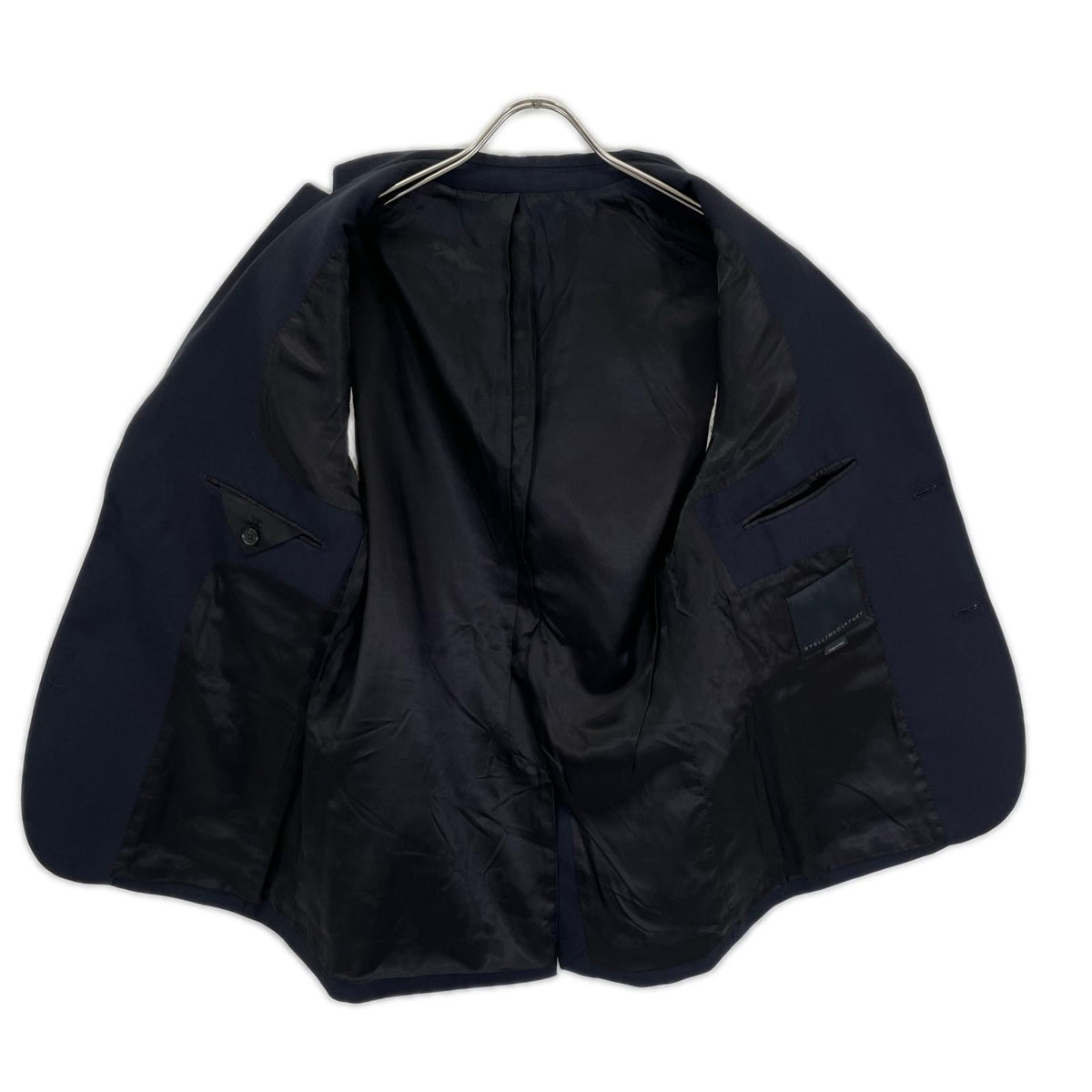 STELLA McCARTNEY Navy 2B Wool Tailored Jacket Size 46