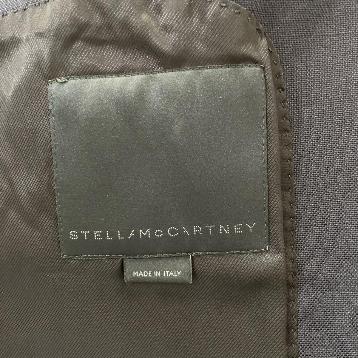 STELLA McCARTNEY Navy 2B Wool Tailored Jacket Size 46