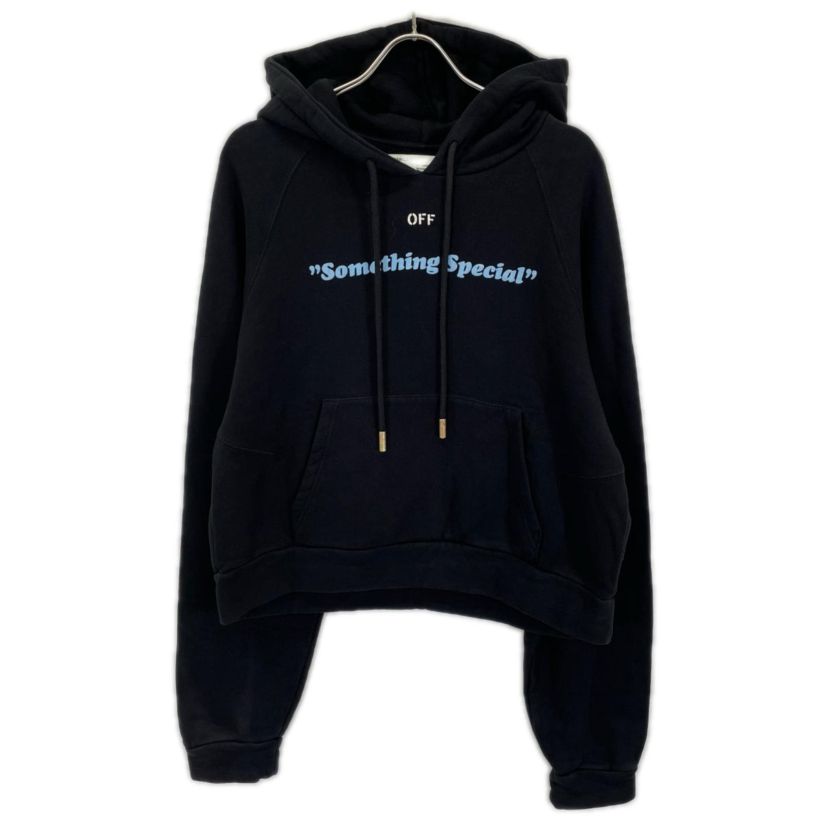OFF-WHITE Black Something Special Women Hoodie Size M