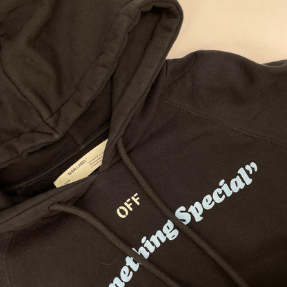 OFF-WHITE Black Something Special Women Hoodie Size M