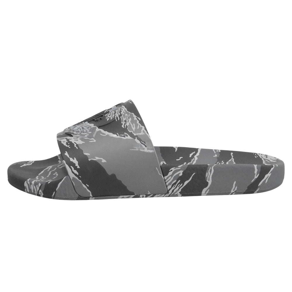 MONCLER Gray Camo Rubber Sandals Size EU 41