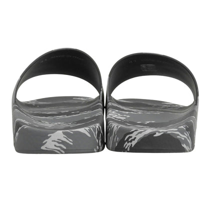 MONCLER Gray Camo Rubber Sandals Size EU 41