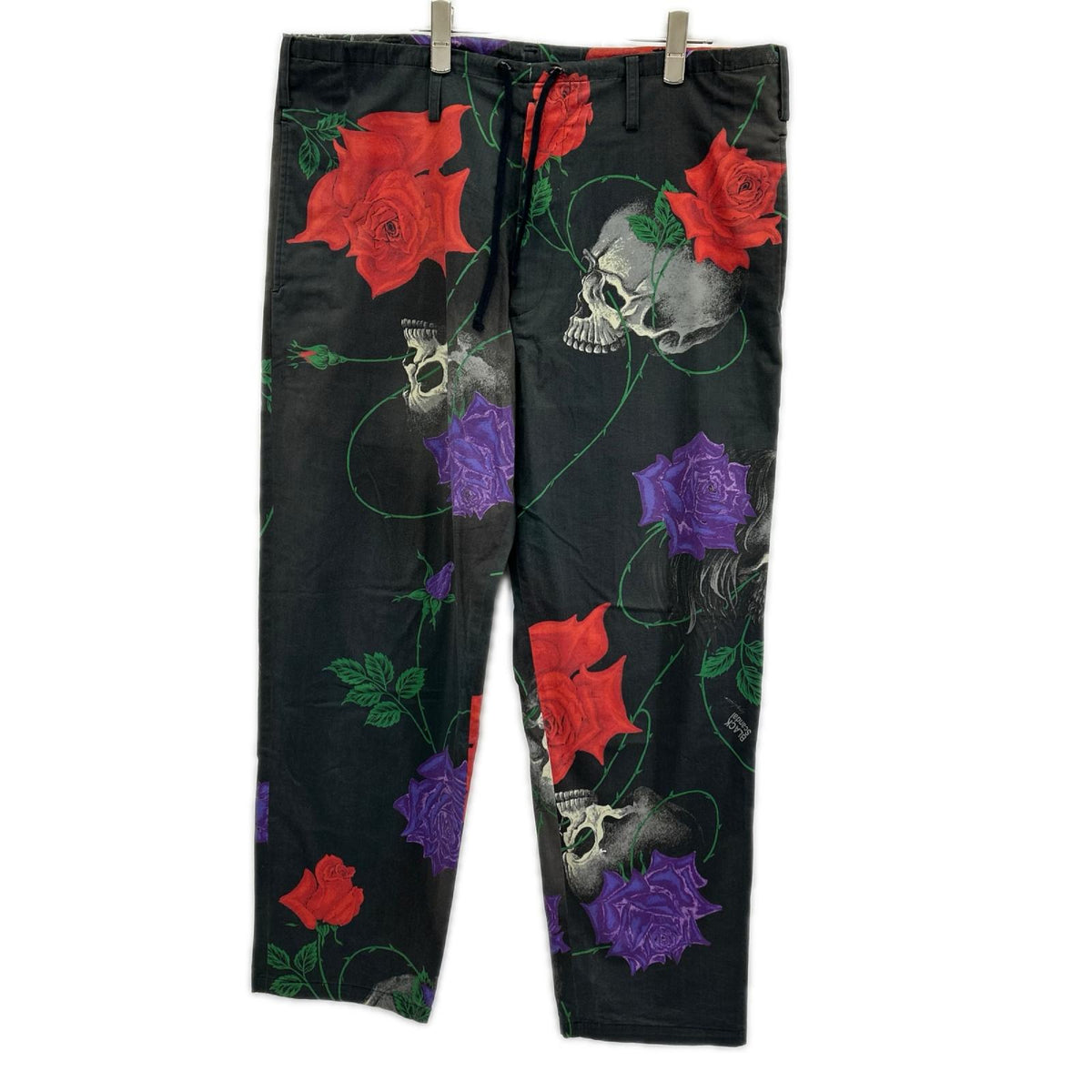 BLACK Scandal Yohji Yamamoto Skull Drawstring Pants Size 1
