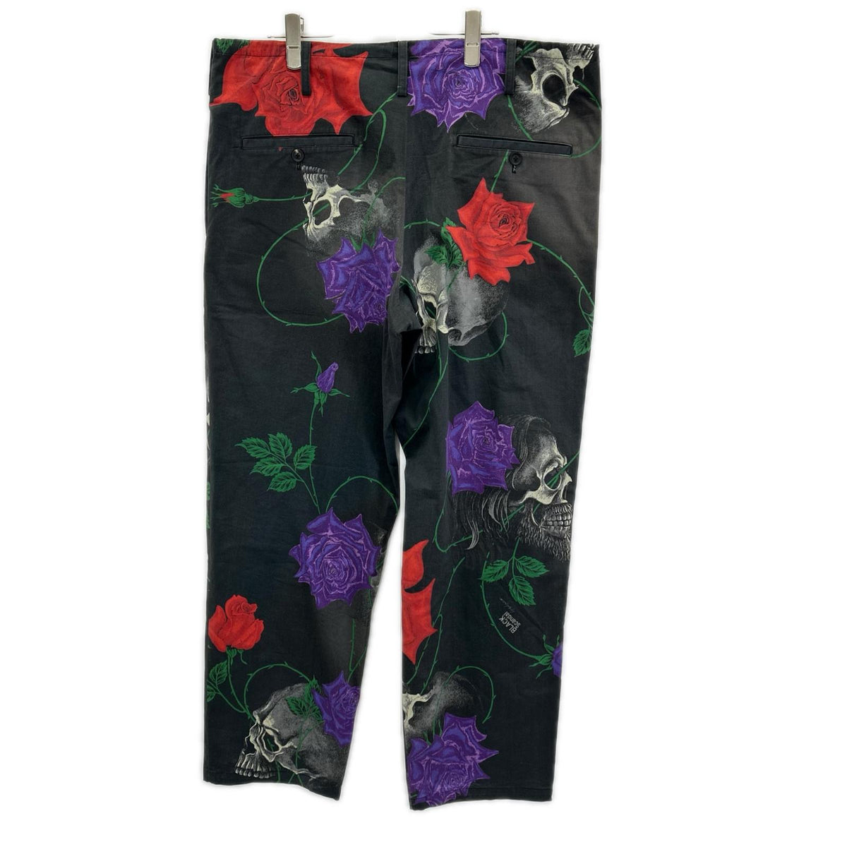BLACK Scandal Yohji Yamamoto Skull Drawstring Pants Size 1