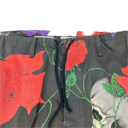 BLACK Scandal Yohji Yamamoto Skull Drawstring Pants Size 1